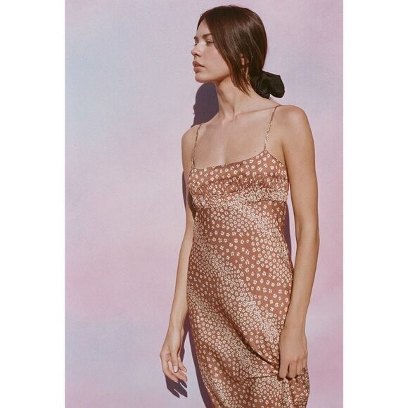 CIAO LUCIA Nera Printed Midi Slip Dress Large - Picture 7 of 11